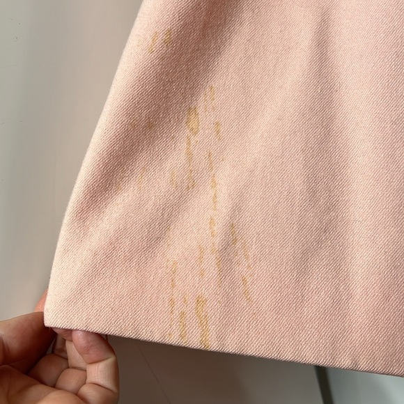 Fleurette Size 6-8 for I.Magnin Vintage Powder Pink Open Coat - Picture 13 of 15